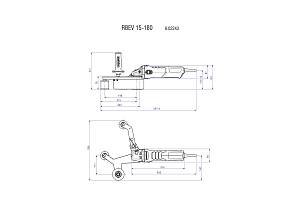 RBE 15-180 Set Шлифователь для труб Metabo